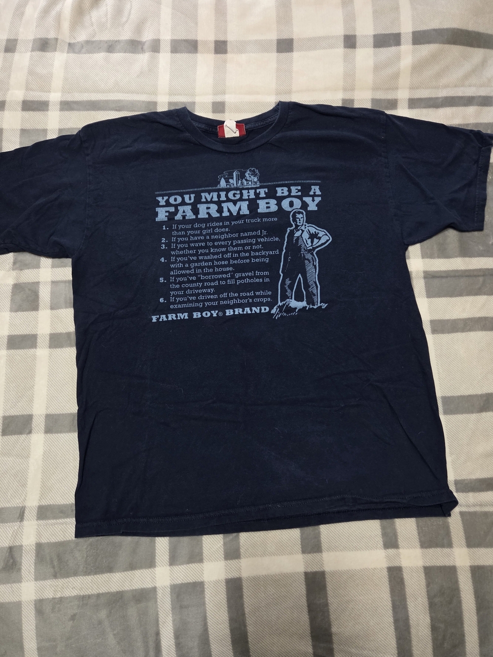Navy Short-Sleeve Graphic Tee